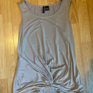 New Directions Taupe Tank Top